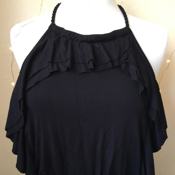 Ella Moss | Bella Ruffled Halter Dress- Medium - Picture 4 of 8